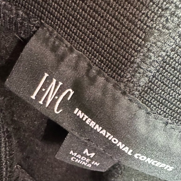 INC International Concepts Faux Leather Stretch Metallic Leggings Brown Size M - Picture 9 of 10